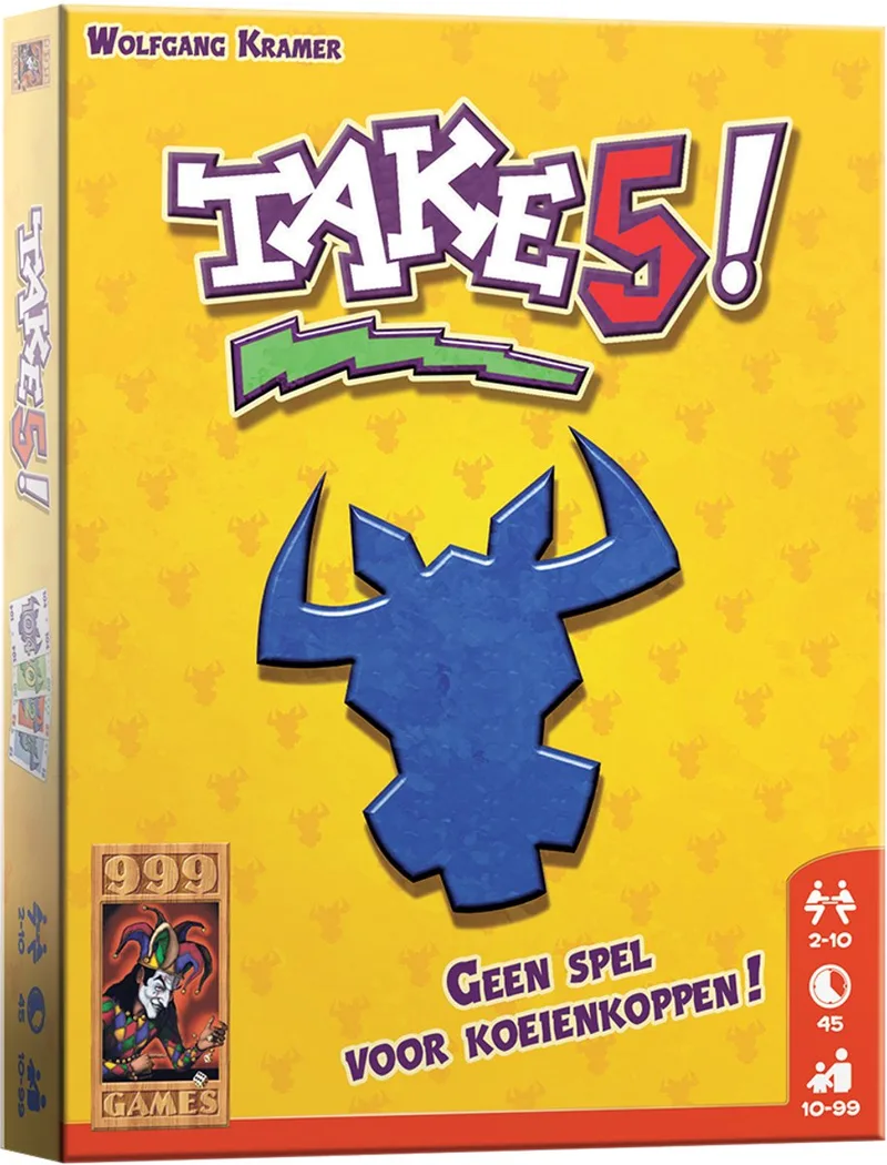 Take 5! från 999 Games, utgåva NL – spelet på bordet