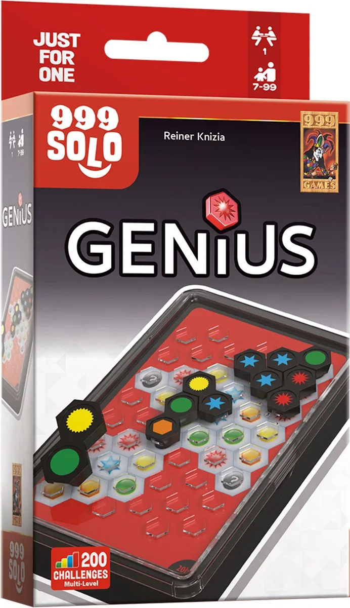Genius - Breinbreker från 999 Games, utgåva NL – spelet på bordet
