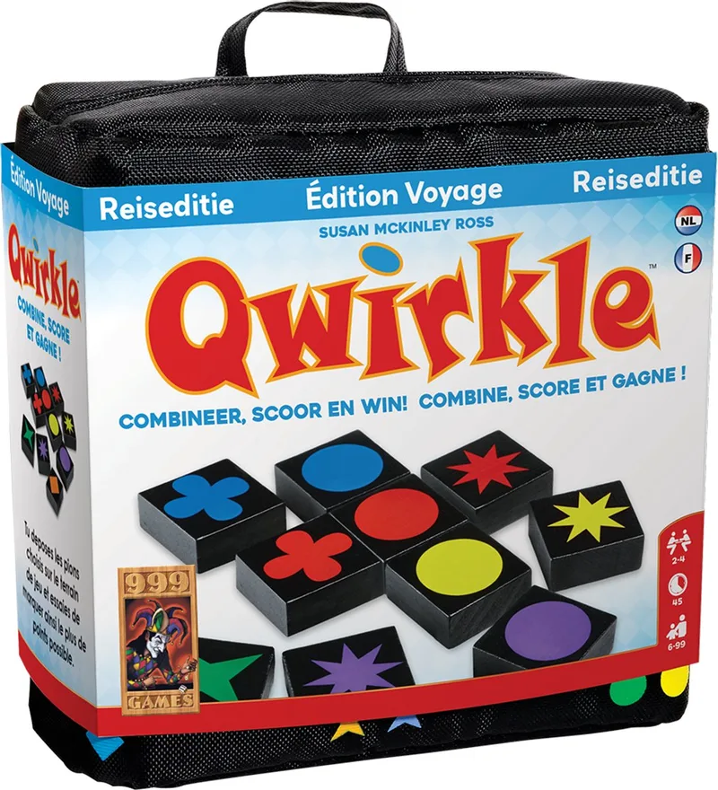 Qwirkle Reiseditie från 999 Games, utgåva NL – kartong