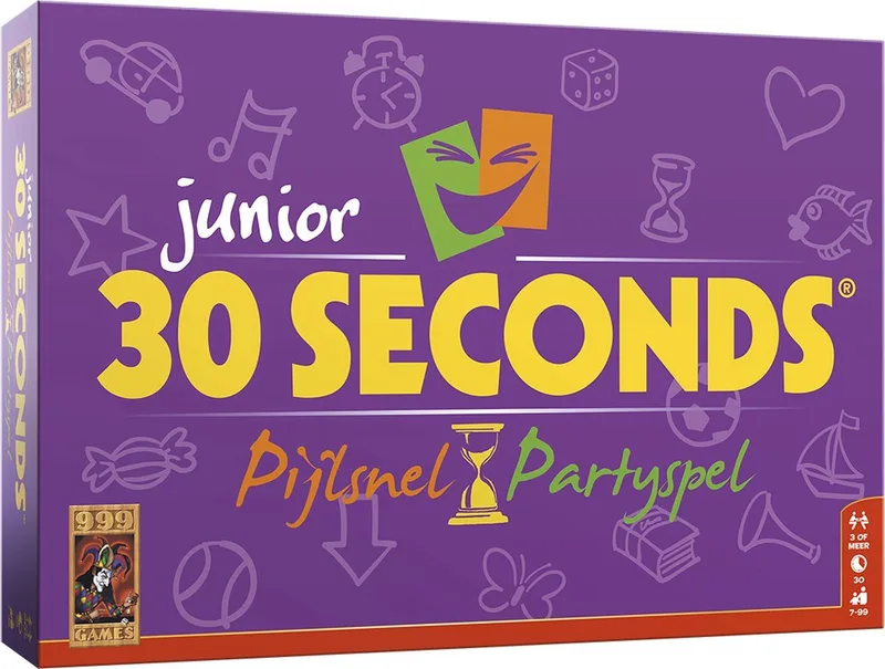30 Seconds ® Junior fra 999 Games, NL-udgave – spillet på bordet
