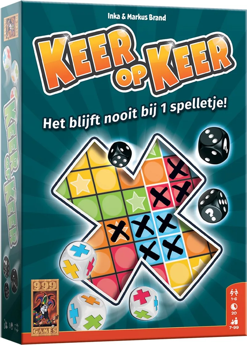 Keer op Keer from 999 Games, NL edition – game on the table