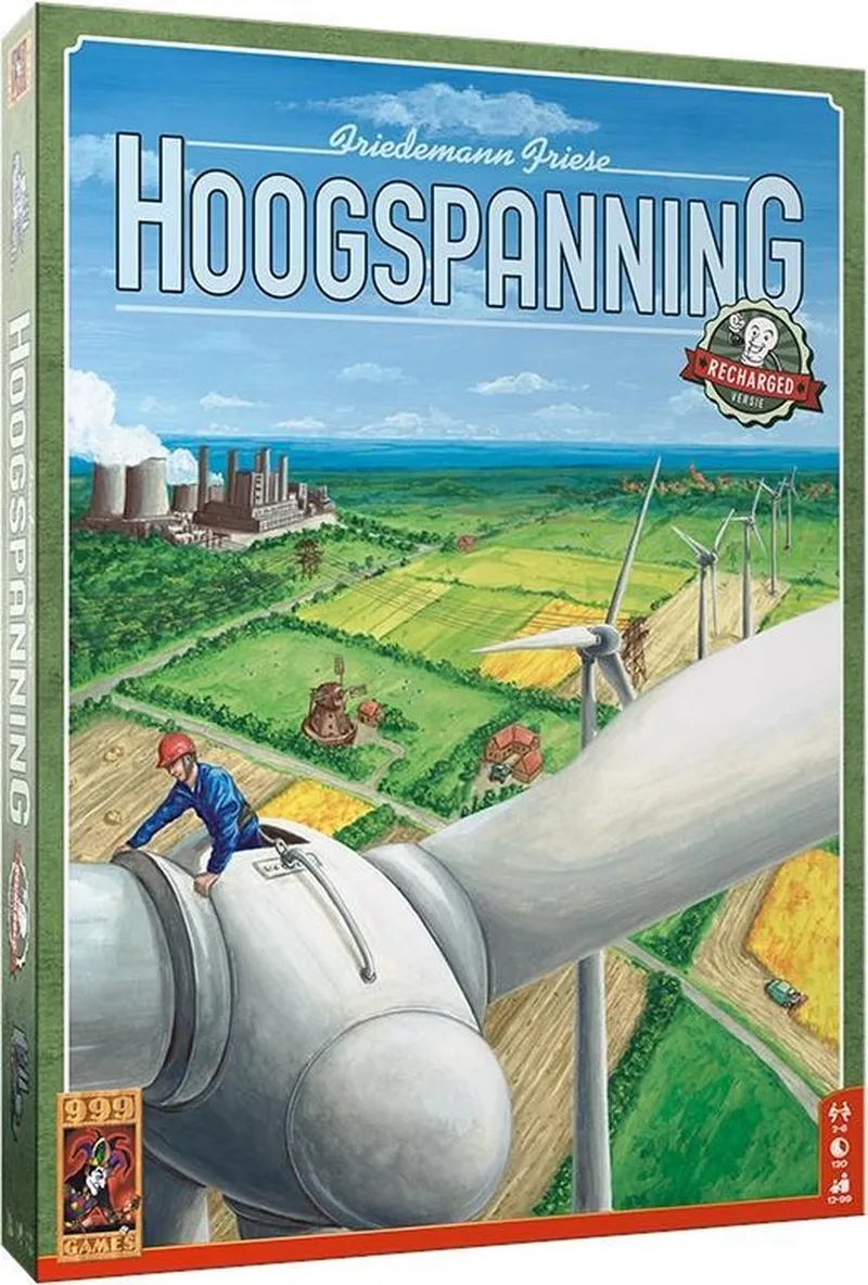 Hoogspanning from 999 Games, NL edition – game on the table