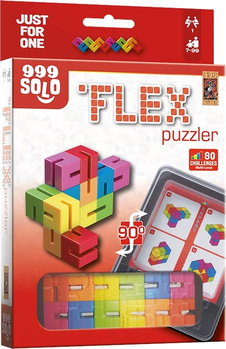 Flex Puzzler Original - Breinbreker från 999 Games, utgåva NL – spelet på bordet
