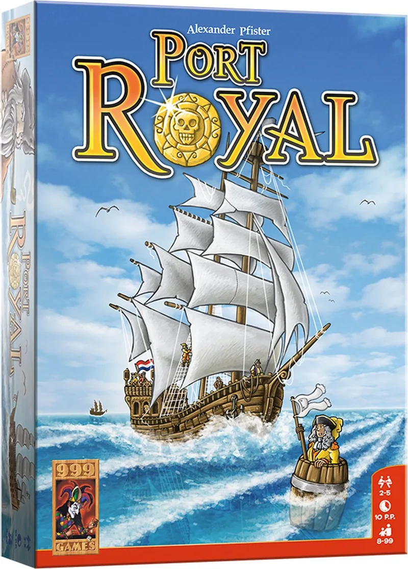 Port Royal de 999 Games, édition NL – jeu sur la table
