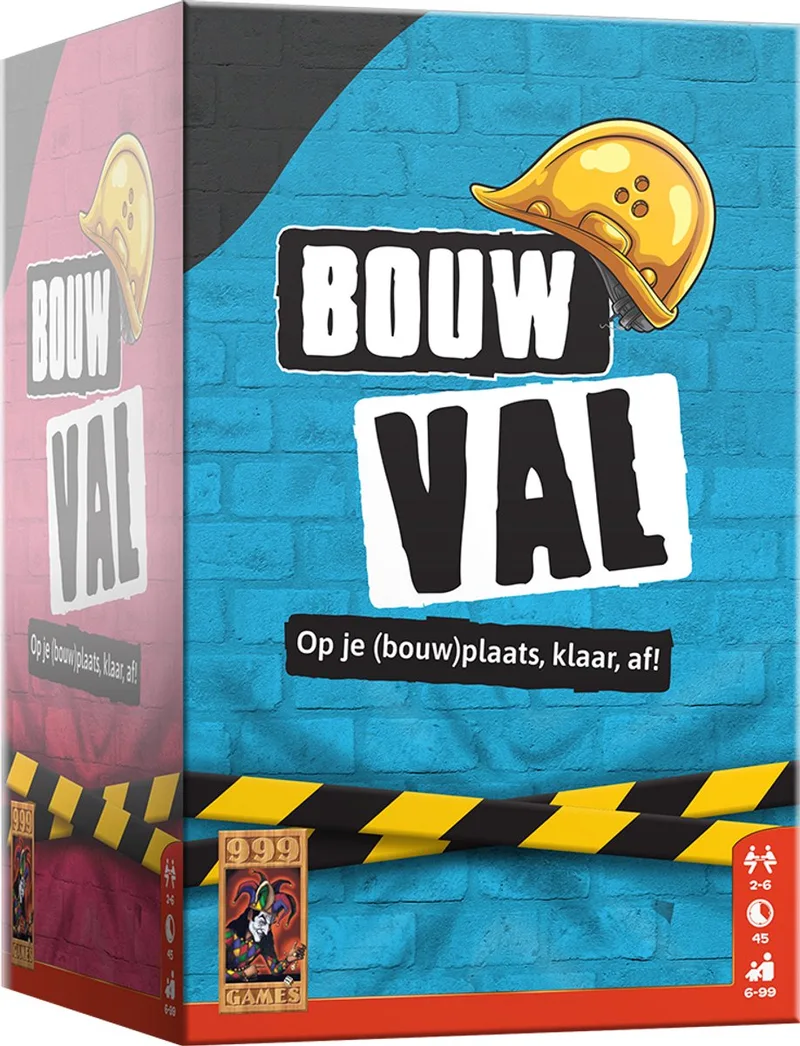 Bouwval from 999 Games, NL edition – game on the table