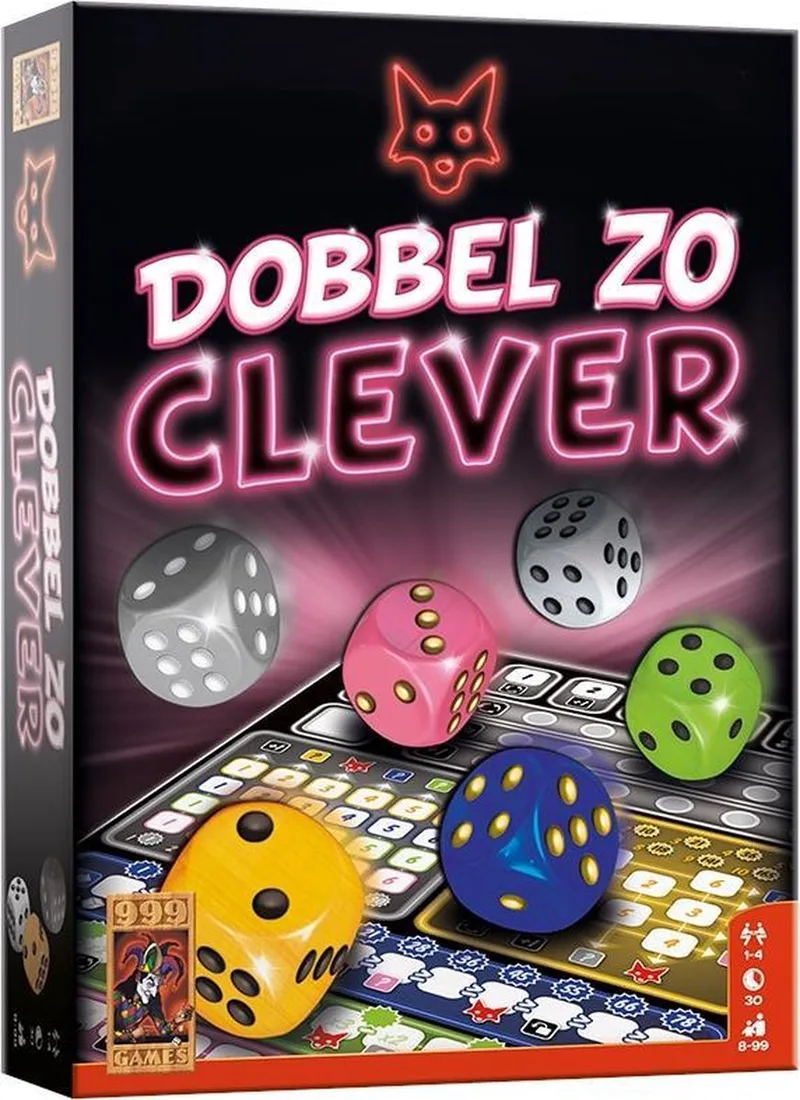 Dobbel zo Clever från 999 Games, utgåva NL – spelet på bordet
