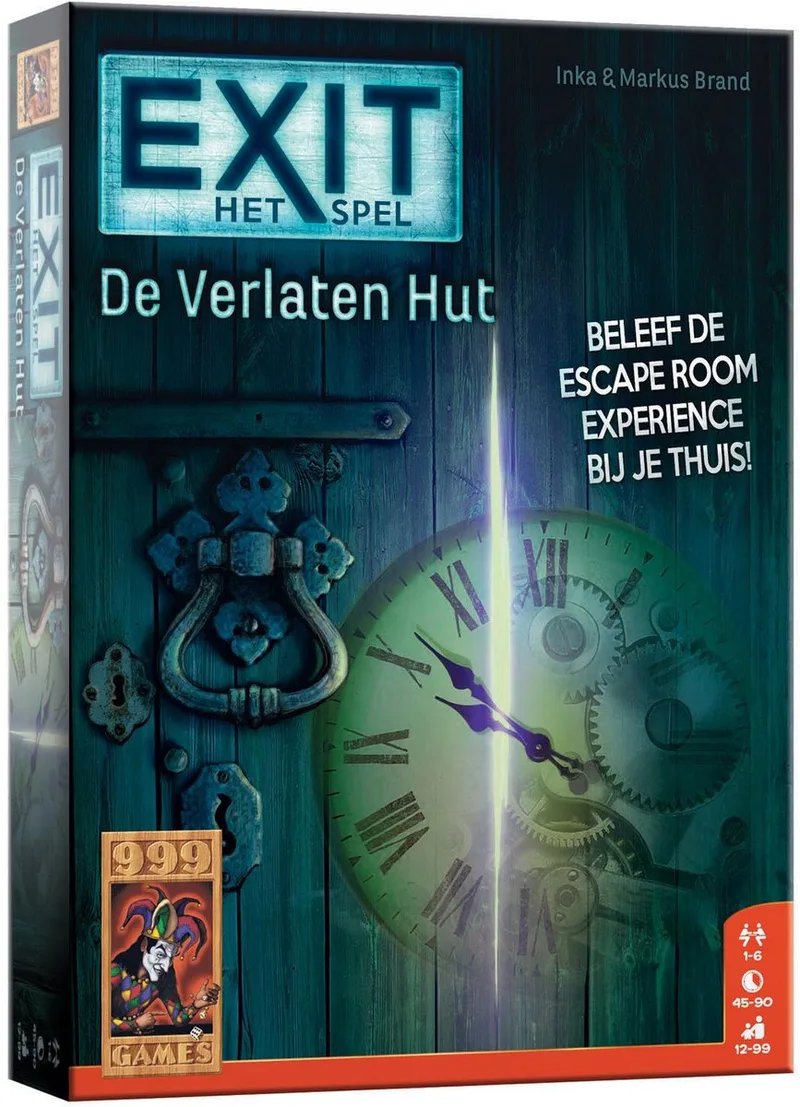 EXIT - De Verlaten Hut - Breinbreker from 999 Games, NL edition – box