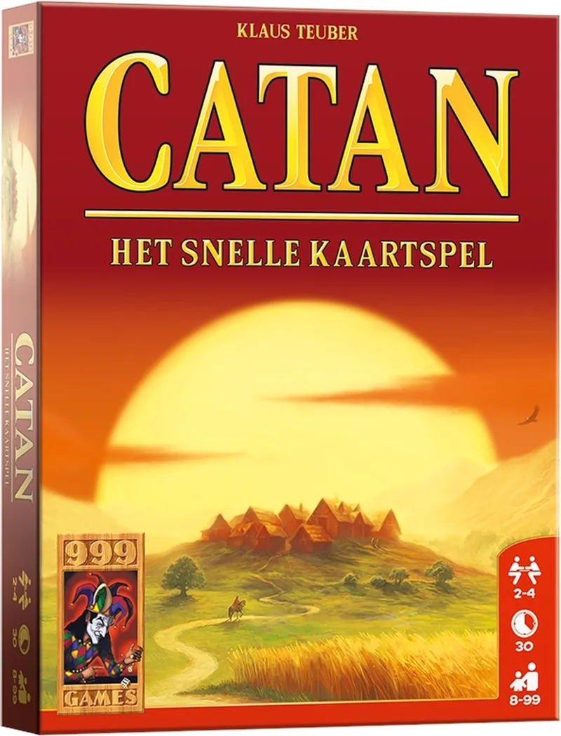 Catan: Het snelle Kaartspel from 999 Games, NL edition – game on the table