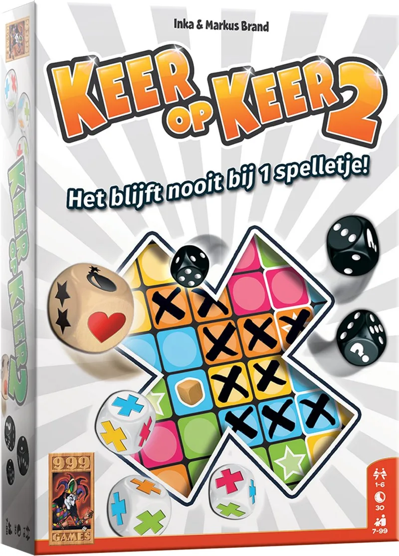 Keer op Keer 2 from 999 Games, NL edition – game on the table