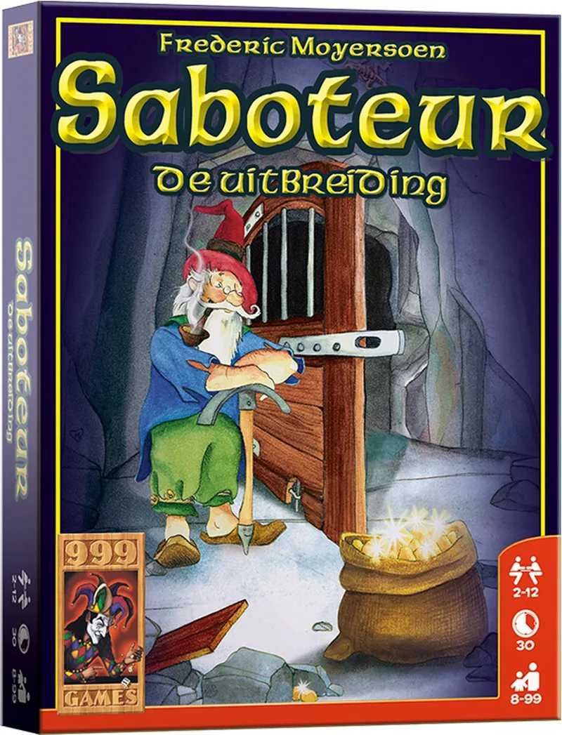 Saboteur: De Uitbreiding from 999 Games, NL edition – game on the table