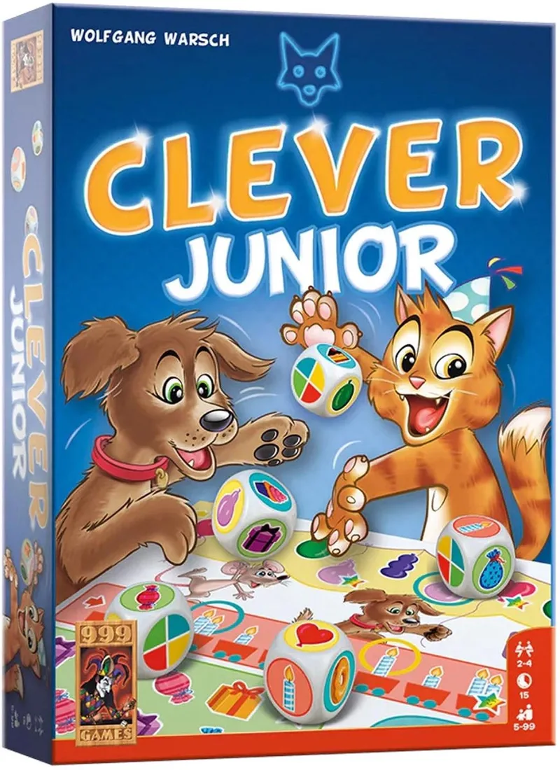 Clever Junior fra 999 Games, NL-udgave – æske