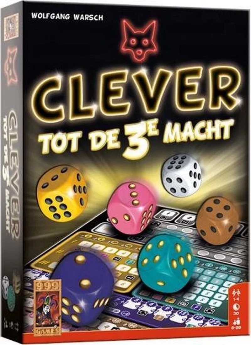 Clever tot de 3e macht fra 999 Games, NL-udgave – spillet på bordet