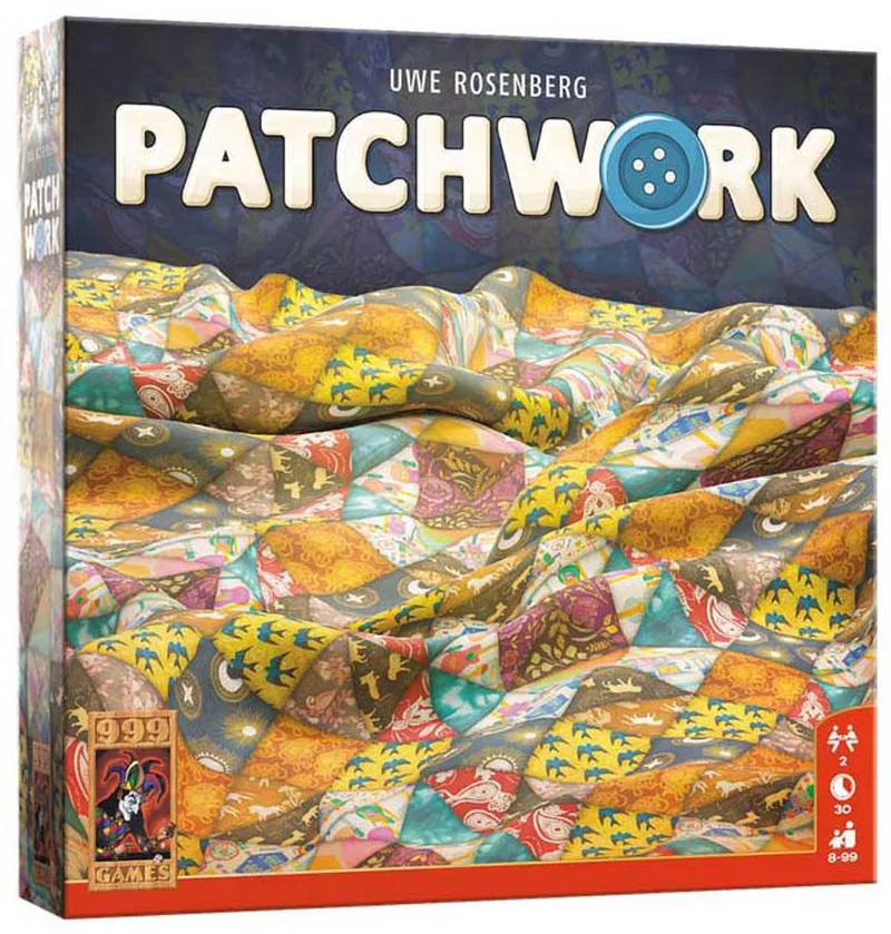Patchwork fra 999 Games, NL-udgave – æske