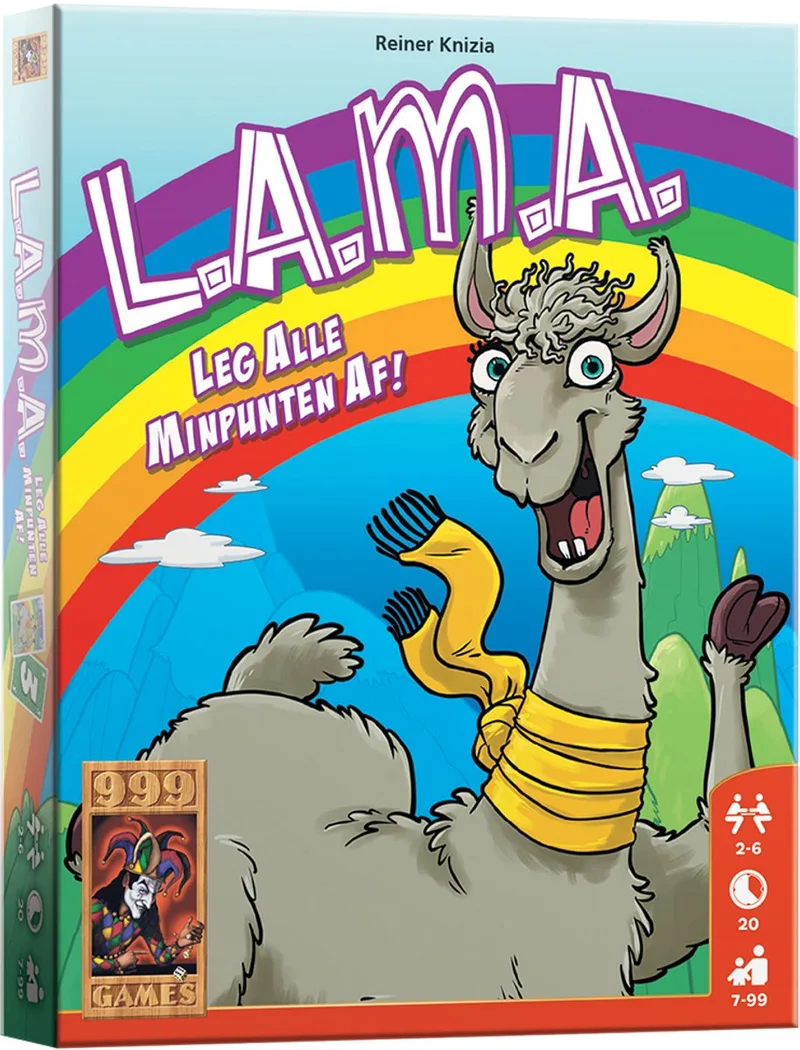 LAMA from 999 Games, NL edition – game on the table