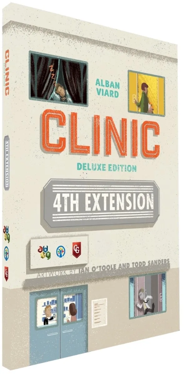 Clinic: Deluxe Edition 4th Extension - Uitbreiding - Bordspel von Capstone Games – Schachtel