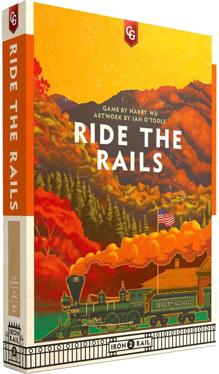 Iron Rail: Ride the Rails - Bordspel (ENG) from Capstone Games – box