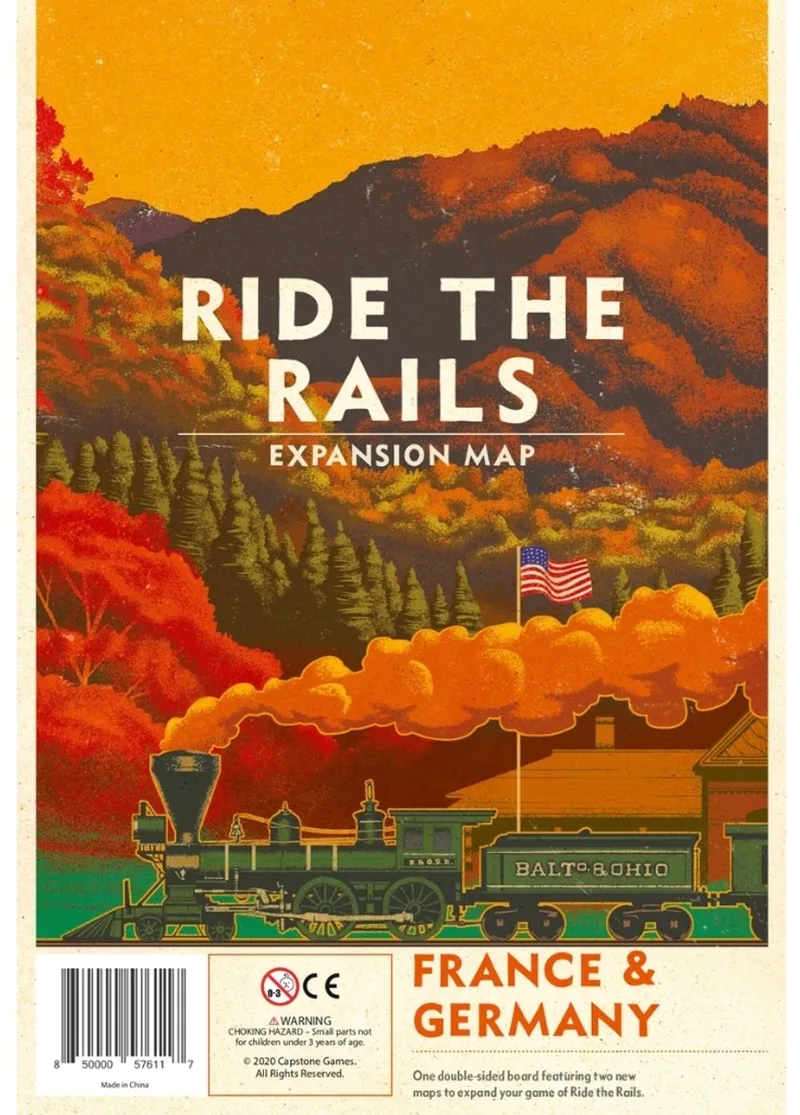 Ride the Rails: France & Germany uitbreiding (ENG) van Capstone Games – doos