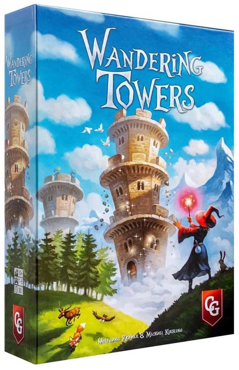 The Wandering Towers - Bordspel - Magische race - Engels - Engels van Capstone Games – doos