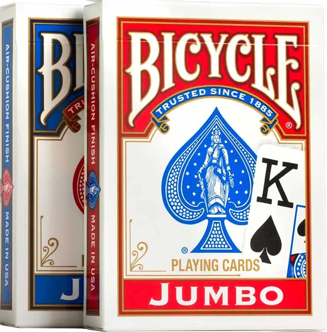 2-Pack Cartes à jouer avec gros caractères de Cartamundi – boîte