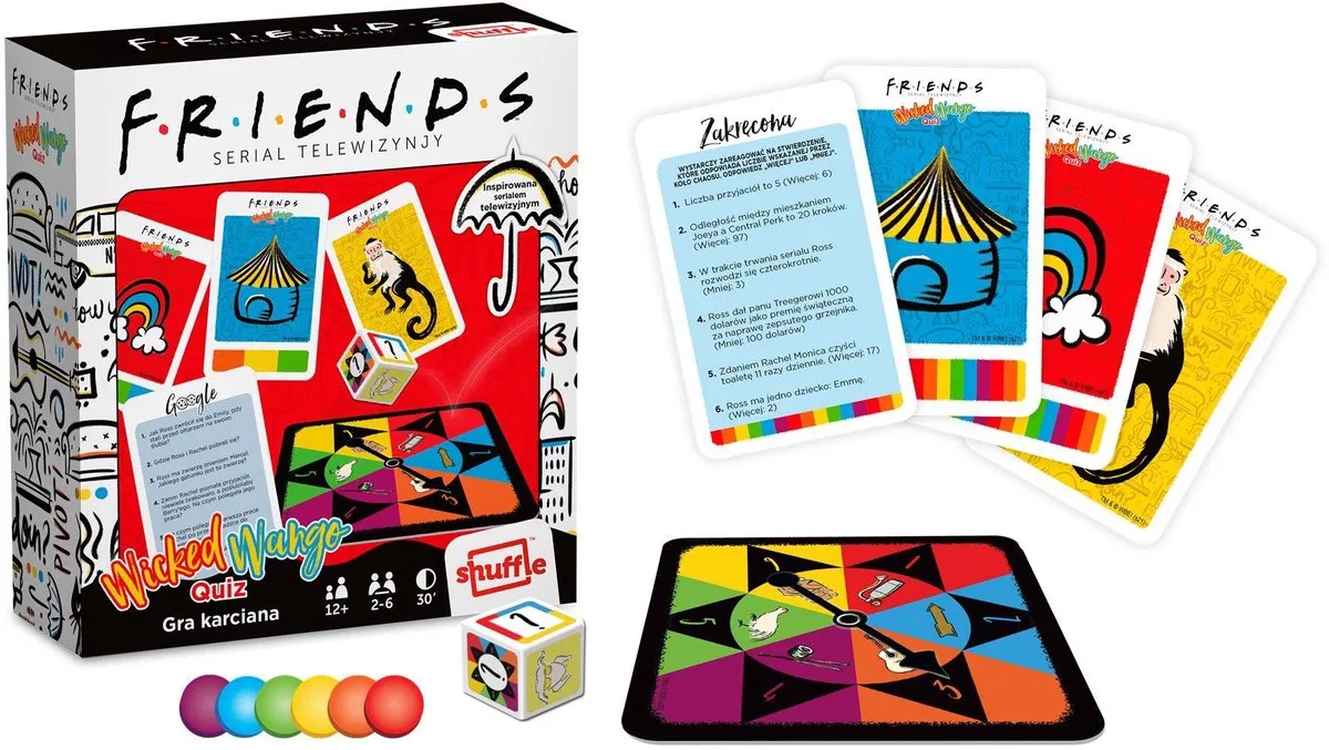 Friends Wicked Wango (spel) - Gra Friends Wicked Wango van Cartamundi – doos