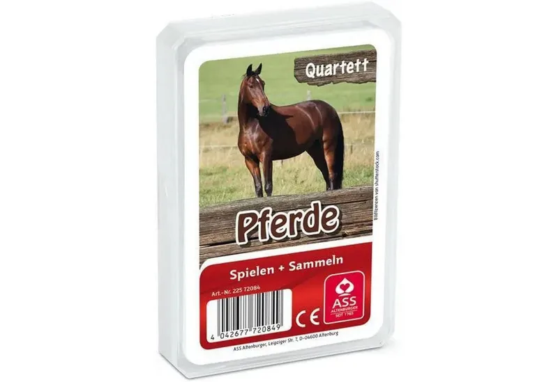 Spiel Tier-Quartett - Pferde de Cartamundi – boîte