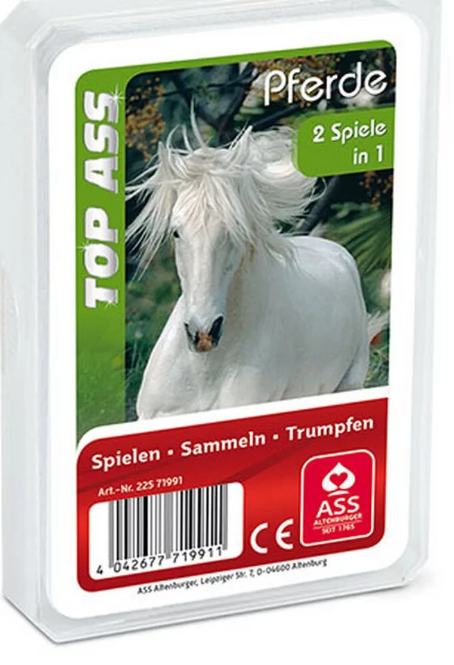 Spiel TOP ASS - Pferde Quartett de Cartamundi – boîte