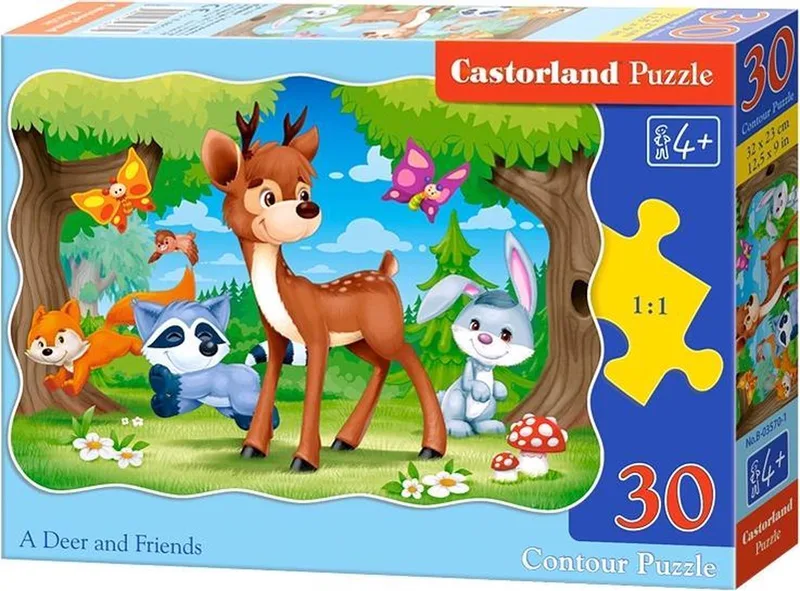 A Deer and Friends - 30 stukjes van Castorland – doos