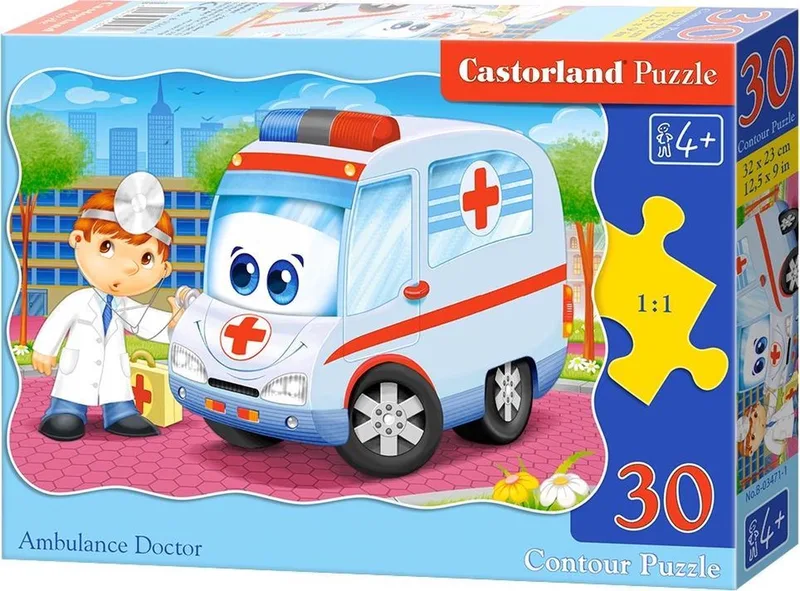 Ambulance Doctor - 30 stukjes van Castorland, editie Meerkleurig – doos