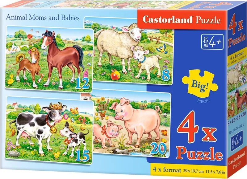 Animal Moms and Babies - 55 stukjes van Castorland, editie Meerkleurig – doos