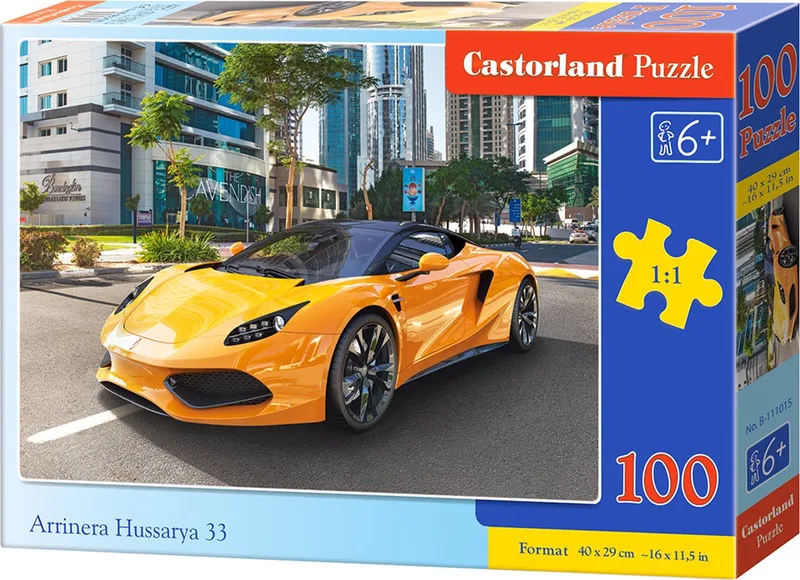 Arrinera Hussarya 33 – Puzzel – 100 stukjes – Auto’s – Premium kwaliteit från Castorland, utgåva Arrinera Hussarya 33 – kartong