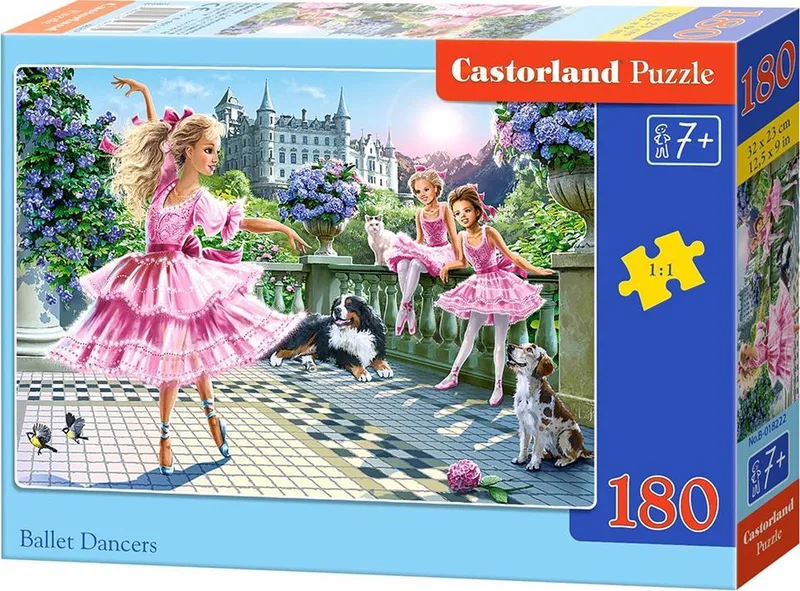 Ballet dancers (180 stukjes) from Castorland, Blue edition – box
