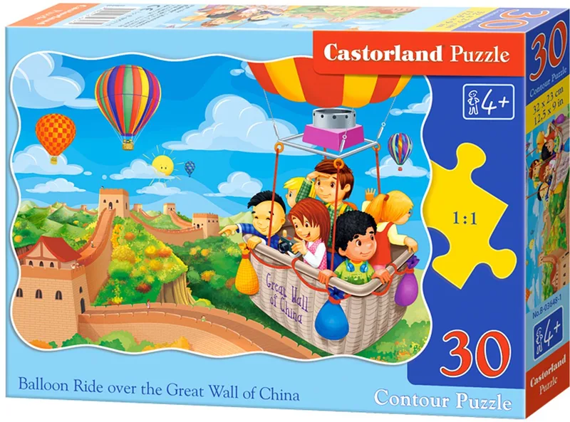 Balloon ride over the great Wall of China - 30 stukjes van Castorland, editie Information not available – doos