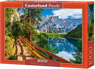 Braies Lake, Italy – Puzzel – 1.000 stukjes – Satijnen afwerking – Perfecte pasvorm – Europese kwaliteit van Castorland, editie Braies Lake, Italy – doos 1 van 2