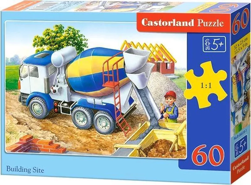 Building Site - 60 stukjes from Castorland, Multicolour edition – box