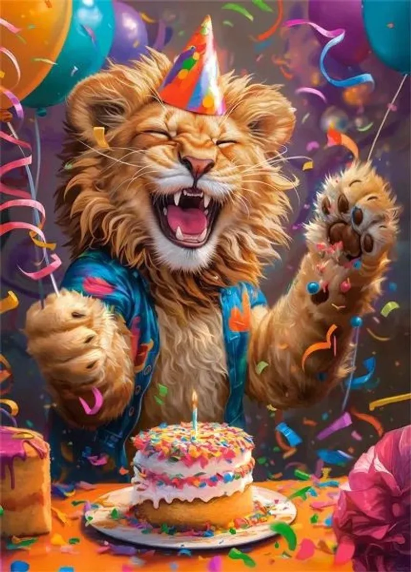 CASTORLAND 60 el. Happy Birthday! [PUZZLE] van Castorland, editie Multi-coloured – doos
