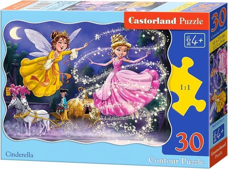 Cinderella - 30 stukjes van Castorland, editie Meerkleurig – doos