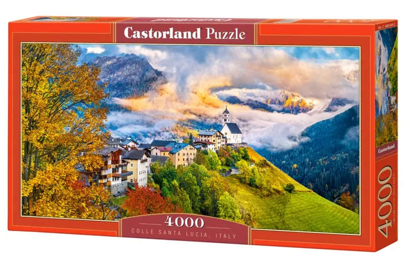 Colle Santa Lucia, Italy – Puzzel – 4.000 stukjes – Satijnen afwerking – Perfecte pasvorm – Europese kwaliteit de Castorland, édition Colle Santa Lucia, Italy – boîte 2 sur 2