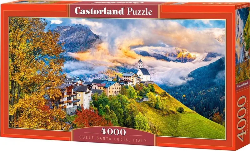 Colle Santa Lucia, Italy – Puzzel – 4.000 stukjes – Satijnen afwerking – Perfecte pasvorm – Europese kwaliteit fra Castorland, Colle Santa Lucia, Italy-udgave – æske