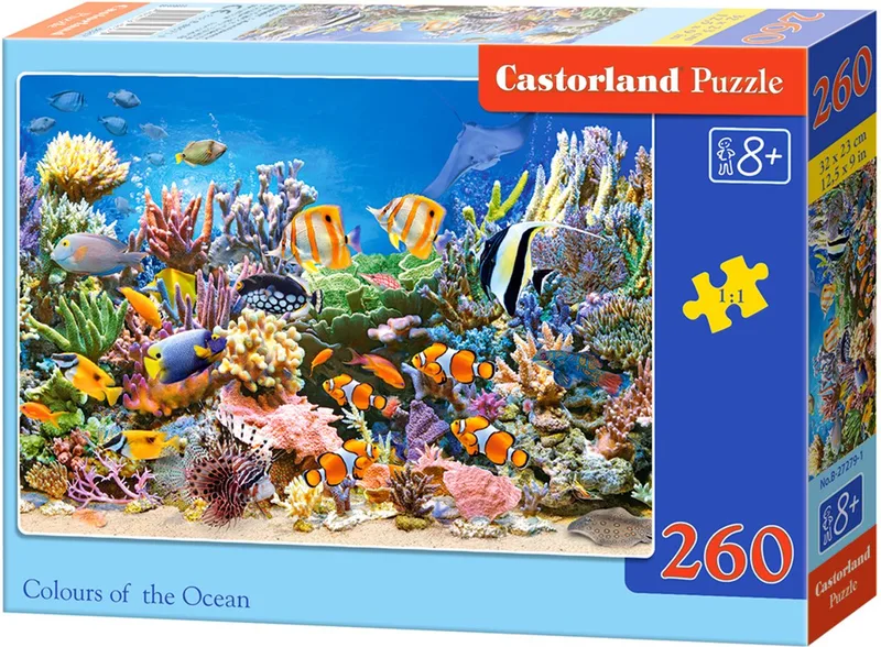 Colours of the ocean - 260 stukjes from Castorland, Multicolour edition – box