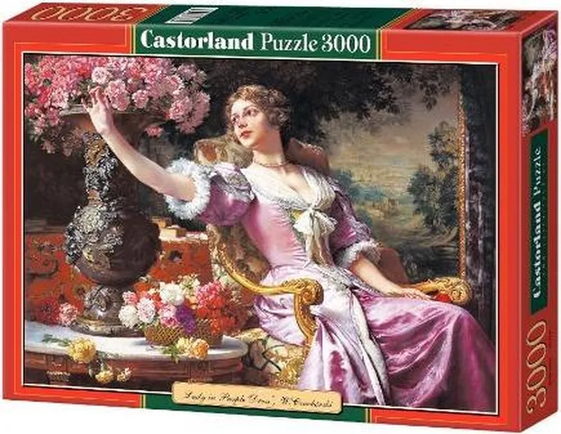 Copy of "Lady in Purple Dress", W.Czachórski from Castorland, Multicolour edition – box