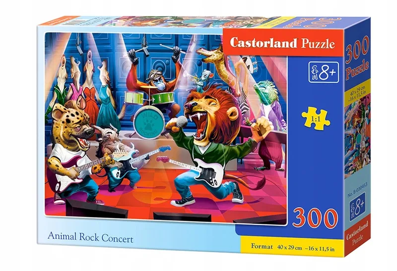 Dierenconcert Puzzel 300 stukjes - Leuke Avondactiviteit de Castorland, édition Multicolore – boîte