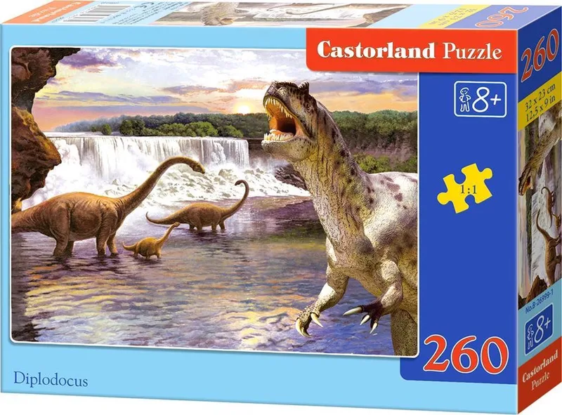 Diplodocus - 260 stukjes van Castorland, editie Meerkleurig – doos