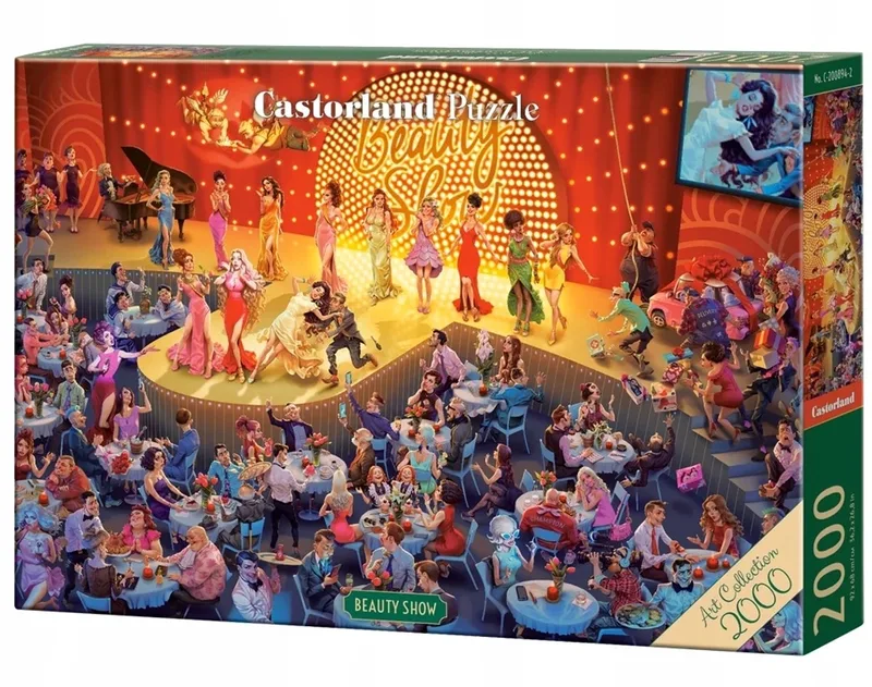 Educatieve Puzzel Beauty Show 2000 Stukjes - Logisch Spel voor Kinderen de Castorland – boîte
