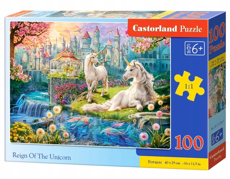 Eenhoorn Heerschappij Puzzel 100 Stukjes from Castorland, Information not available edition – box