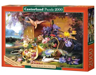 Elegant Still Life with Flowers, Eugene Bidau - 2000 stukjes from Castorland, Multicolour edition – box 2 of 2