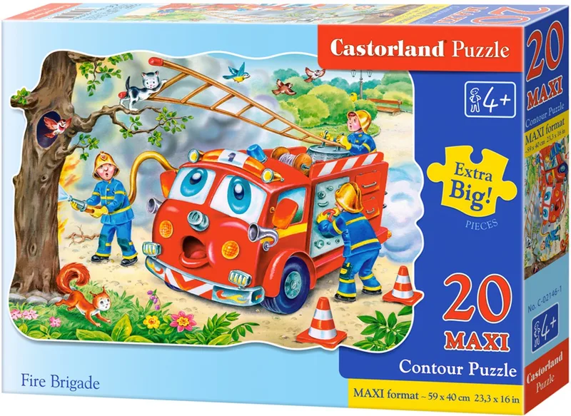 Fire Brigade - 20 MAXI stukjes van Castorland – doos