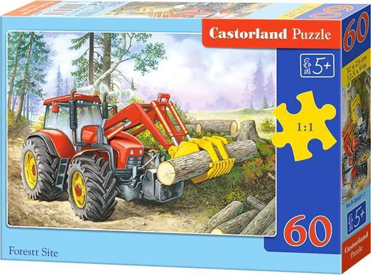Forest Site - 60 stukjes van Castorland, editie Meerkleurig – doos