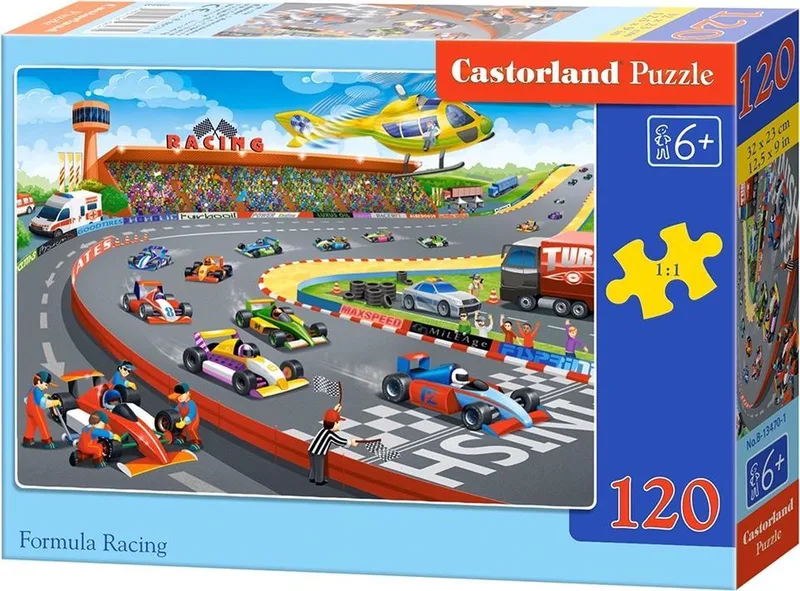 Formula Racing - 120 stukjes from Castorland, Multicolour edition – box
