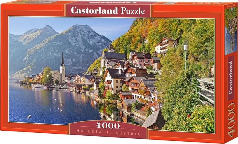 Hallstatt, Austria – Puzzel – 4.000 stukjes – Satijnen afwerking – Perfecte pasvorm – Europese kwaliteit from Castorland, Hallstatt, Austria edition – box