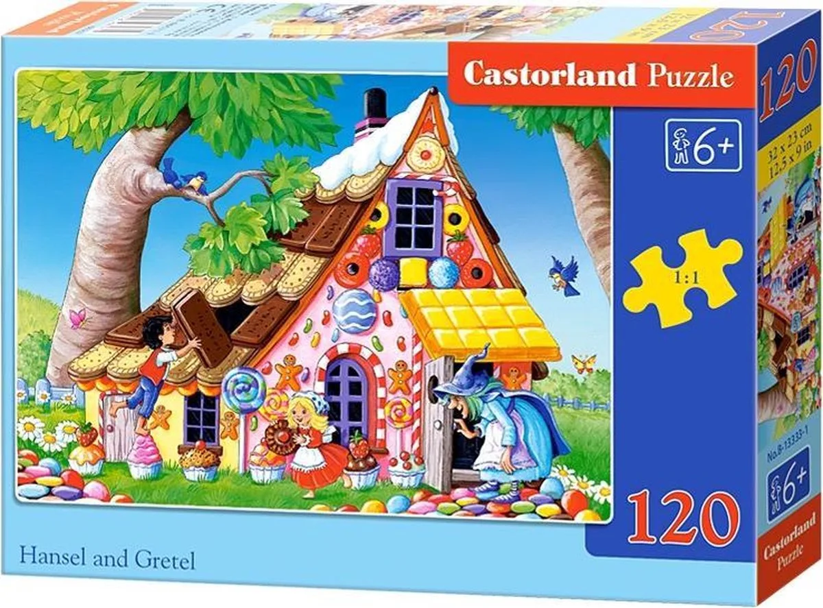 Hansel and Gretel - 120 stukjes van Castorland, editie Meerkleurig – doos